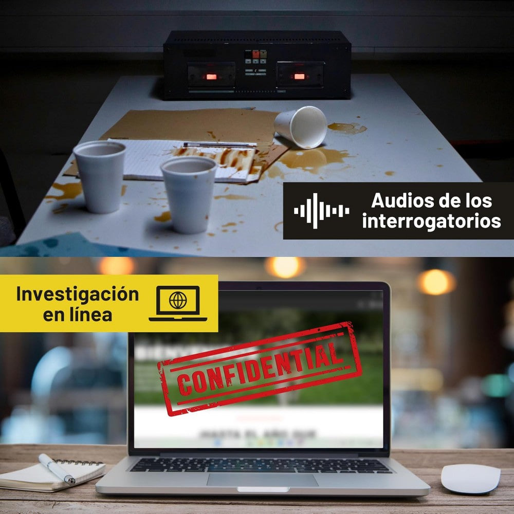 Audios de los interrogatorios e investigación en línea