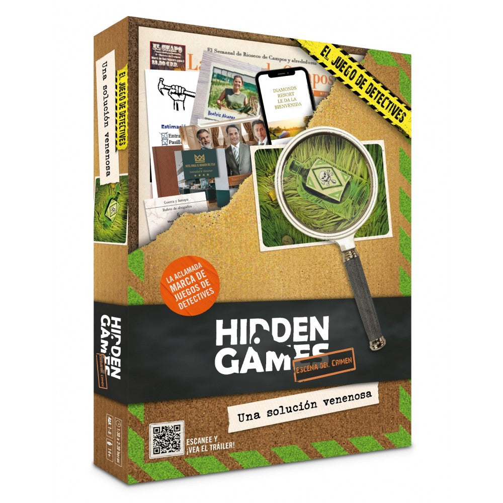 Hidden Games Caso 3: Una solución venenosa, juego de detectives
